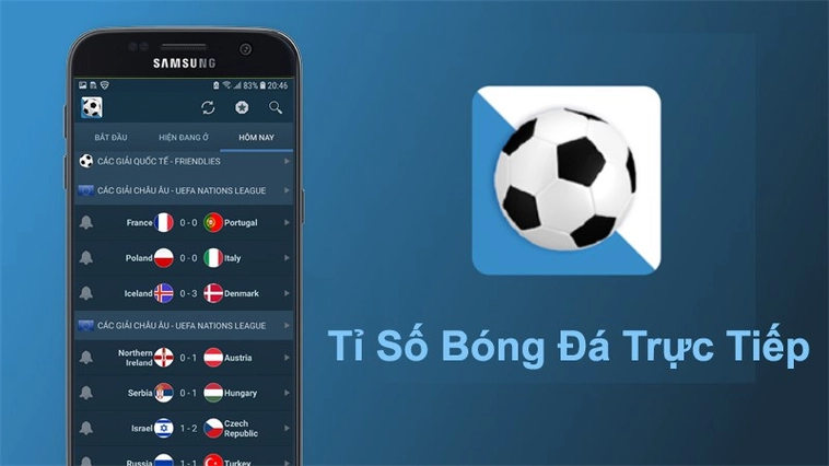Tỷ Số Bóng Đá Trực Tuyến Cập Nhật Nhanh Nhất Tại Các Giải Đấu